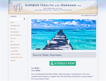 Tablet Screenshot of harborhealthandmassage.com